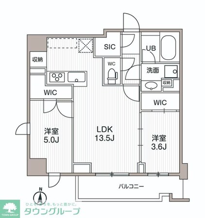 シーズンフラッツ両国サウスの物件間取画像